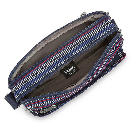 Kipling Abanu Medium Printed Crossbody Väska Blå | SE 2193GS